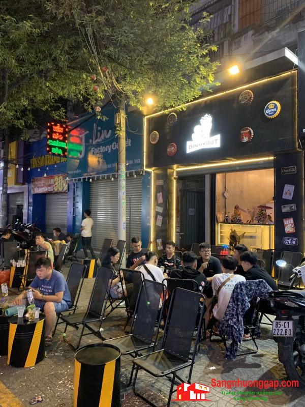 Sang nhanh quán CAFE BEER mặt tiền đường CMT8 - Quận Tân Bình.