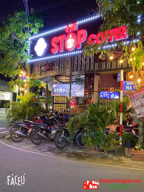 Sang nhượng quán cafe nằm mặt khu dân cư đông đúc, trung tâm thị xã Thuận An, Bình Dương.