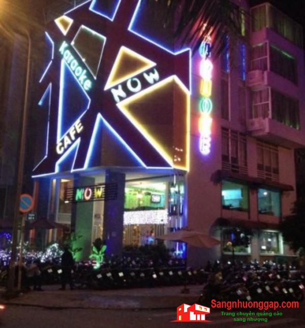 Sang nhượng quán Karaoke & cafe NOW nằm mặt tiền đường, ngay khu dân cư Trung Sơn, huyện Bình Chánh.