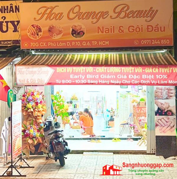 Sang Nhượng Tiệm Nail & Gội Đầu Ở Trung Tâm Quận 6