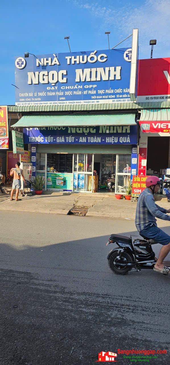 Sang Nhượng Nhà Thuốc Hoạt Động Gần 10 Năm Ở Thuận Giao Bình Dương