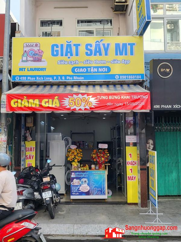 Sang tiệm giặt ủi