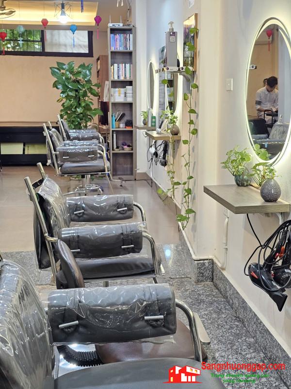 Sang tiệm tóc - nail