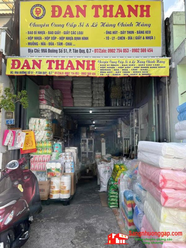 SANG NHƯỢNG CỬA HÀNG BAO BÌ Ở QUẬN 7
