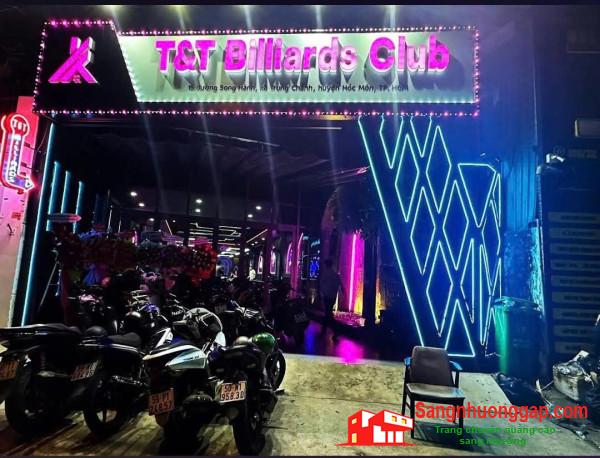 Sang Nhượng Câu Lạc Bộ Bida Ở Trung Tâm Hóc Môn