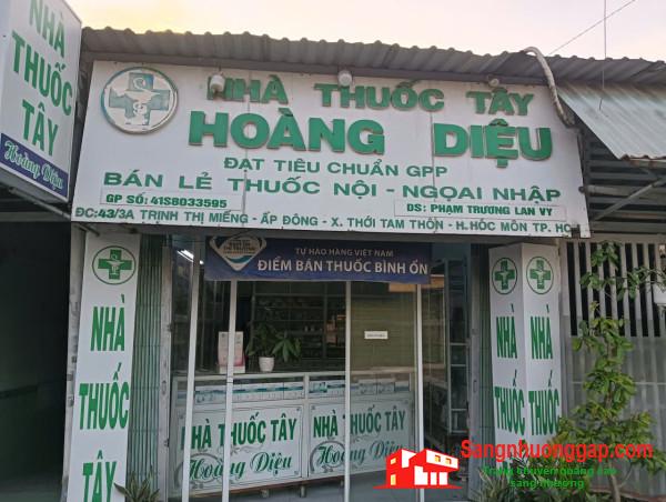 SANG NHƯỢNG NHÀ THUỐC ĐANG HOẠT ĐỘNG ỔN ĐỊNH – VÀO LÀ KINH DOANH NGAY 