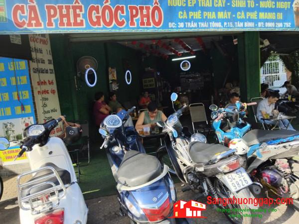 SANG NHƯỢNG QUÁN CAFE GÓC 2 MẶT TIỀN – VỊ TRÍ ĐẸP TẠI TRẦN THÁI TÔNG, TÂN BÌNH