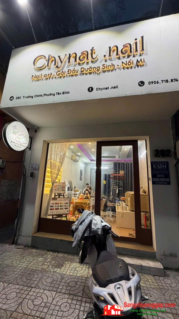 CHÍNH CHỦ SANG GẤP TIỆM NAIL MẶT TIỀN TRƯỜNG CHINH, TÂN BÌNH